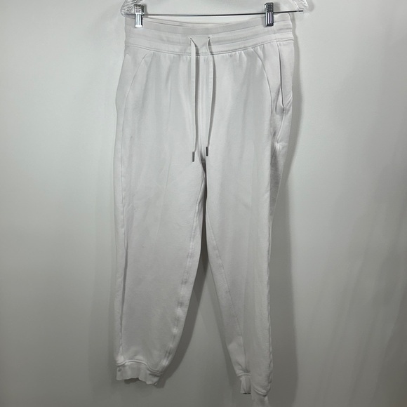 lululemon athletica White Track Pants - Picture 1 of 9